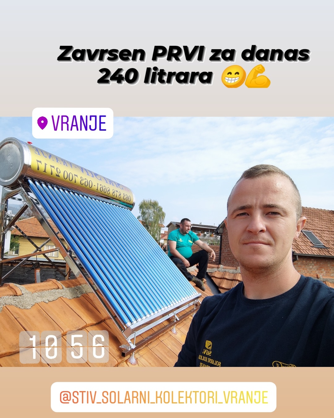 SOLARNI VAKUMSKI KOLEKTOR 240 LITARA